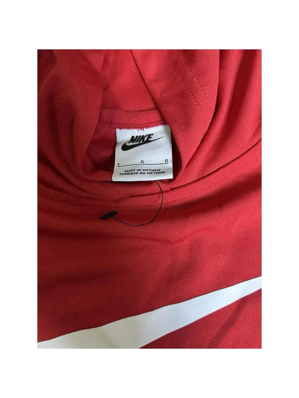 Nike Long Sleeve Hoodie Sweatshirt youth Size L  Red Sweatshirt Pullover
